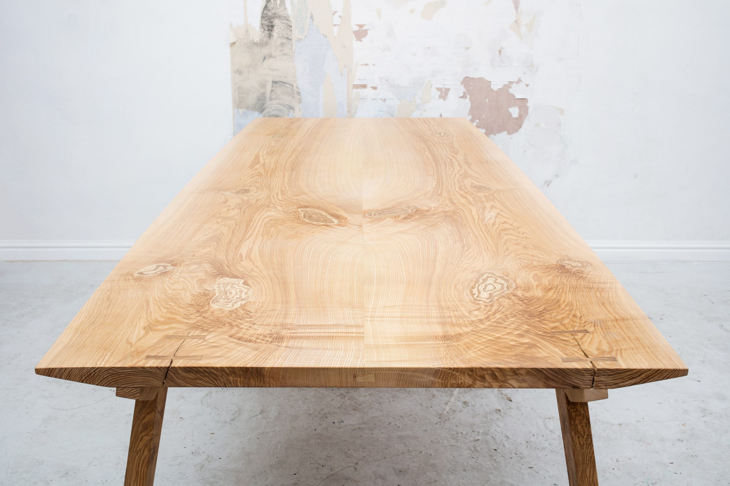 Jan Hendzel Studio olive ash table marquetry-3
