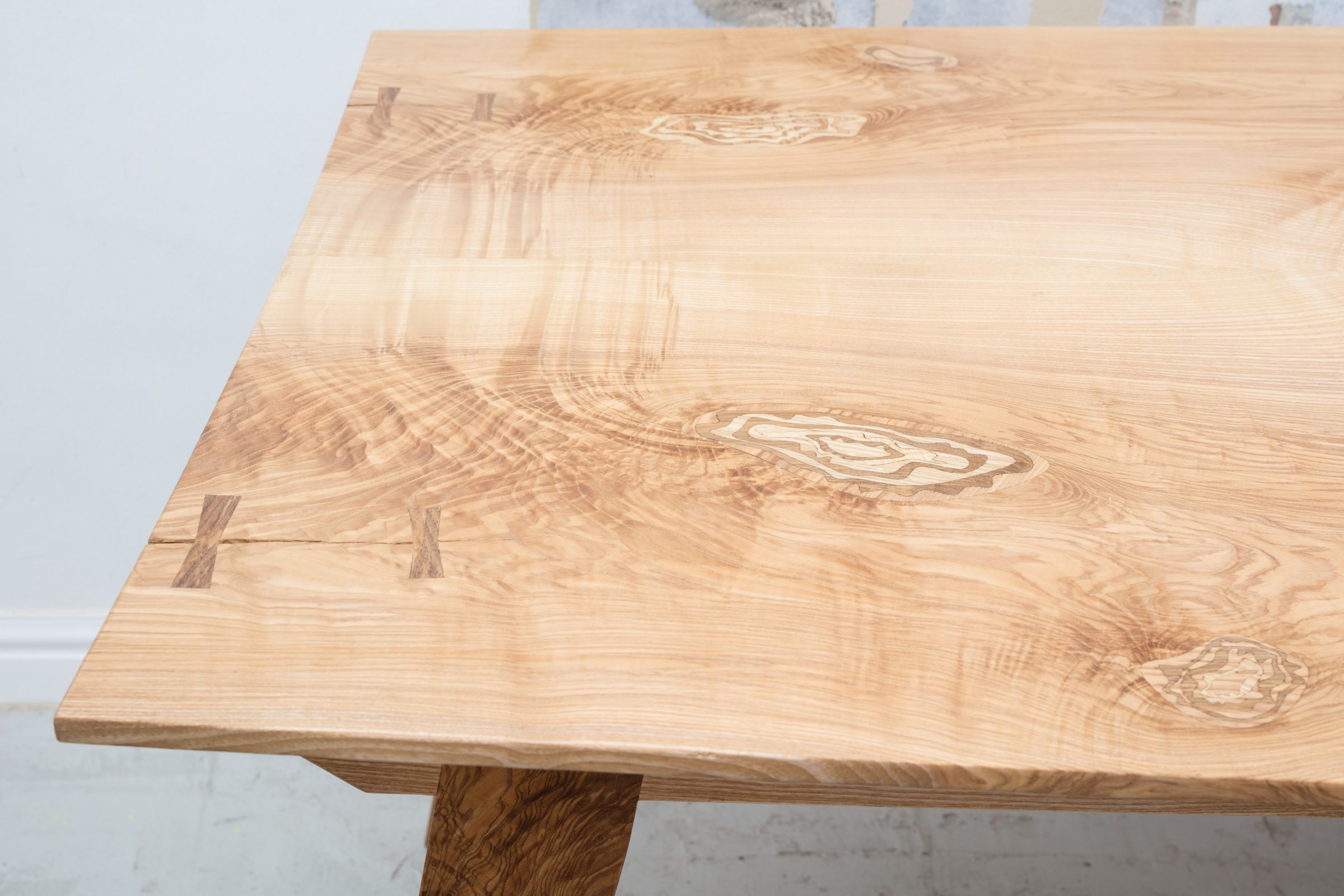 Jan Hendzel Studio olive ash table marquetry-4