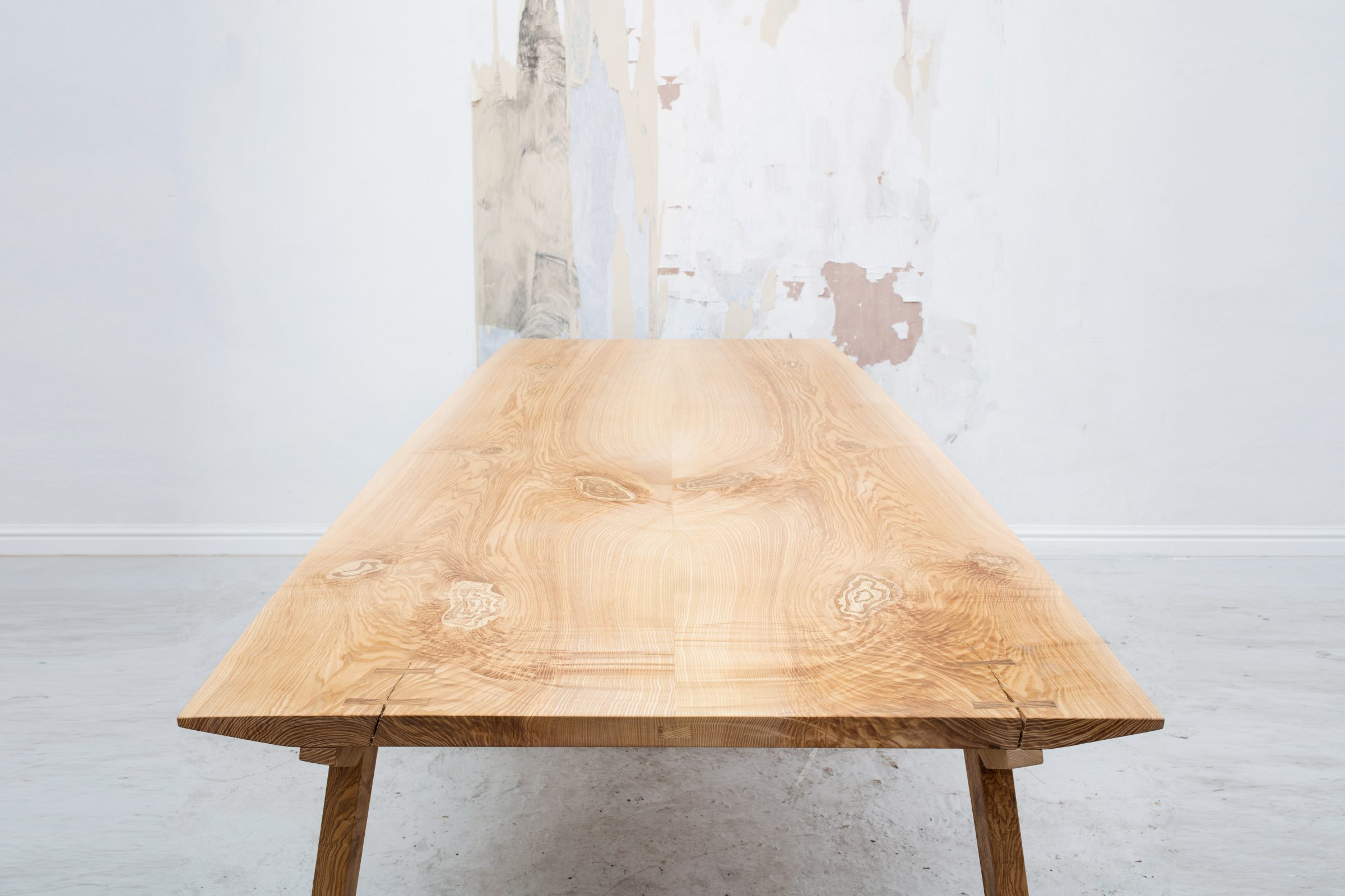 Jan Hendzel Studio olive ash table marquetry-8