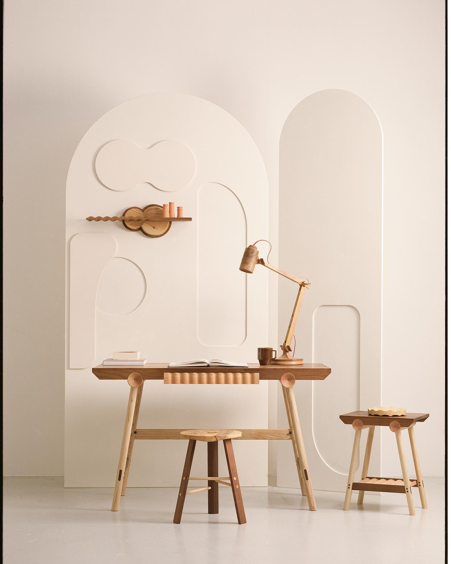 bowater-desk-shelf-side-table-and-cable-shop-stool-shot-against-a-set-designed-by-the-incredible-@li