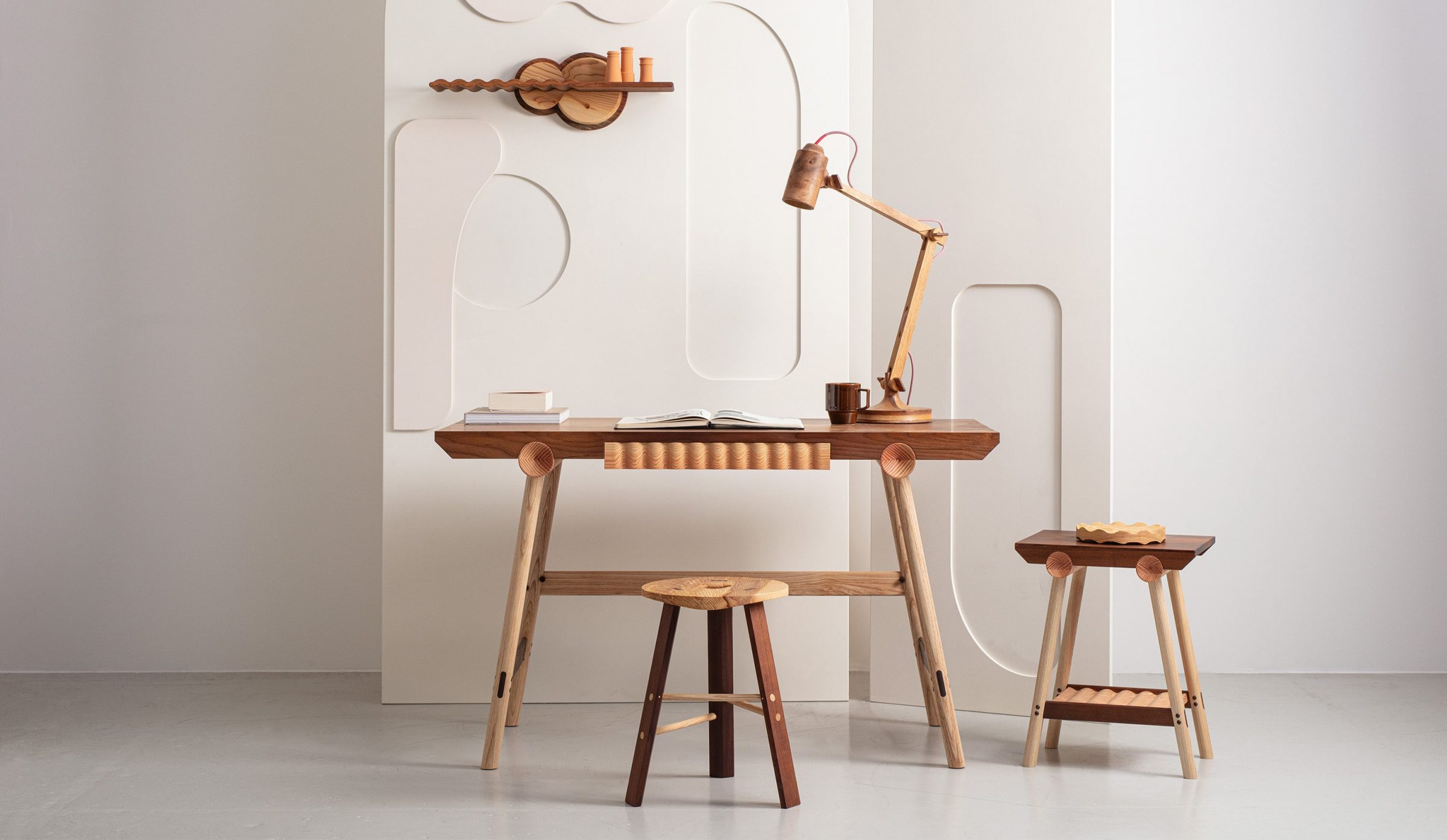 Jan Hendzel Studio Bowater range new collection with english baked ash and sycamore2 crop 3-min