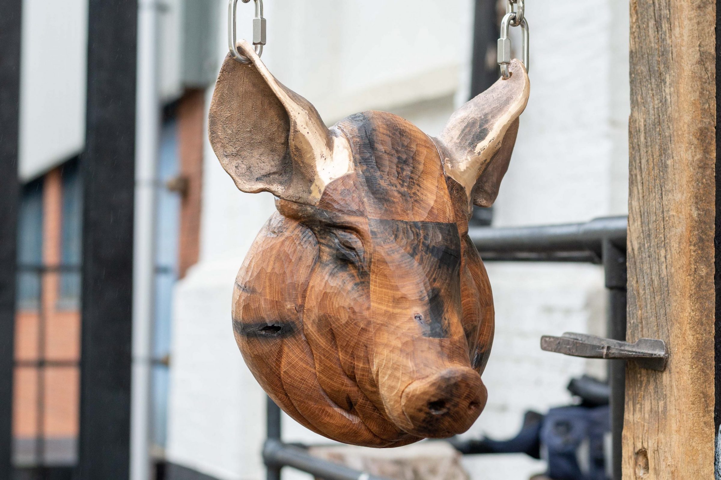 Jan Hendzel studio mantec pigs head sculpture-2-scaled