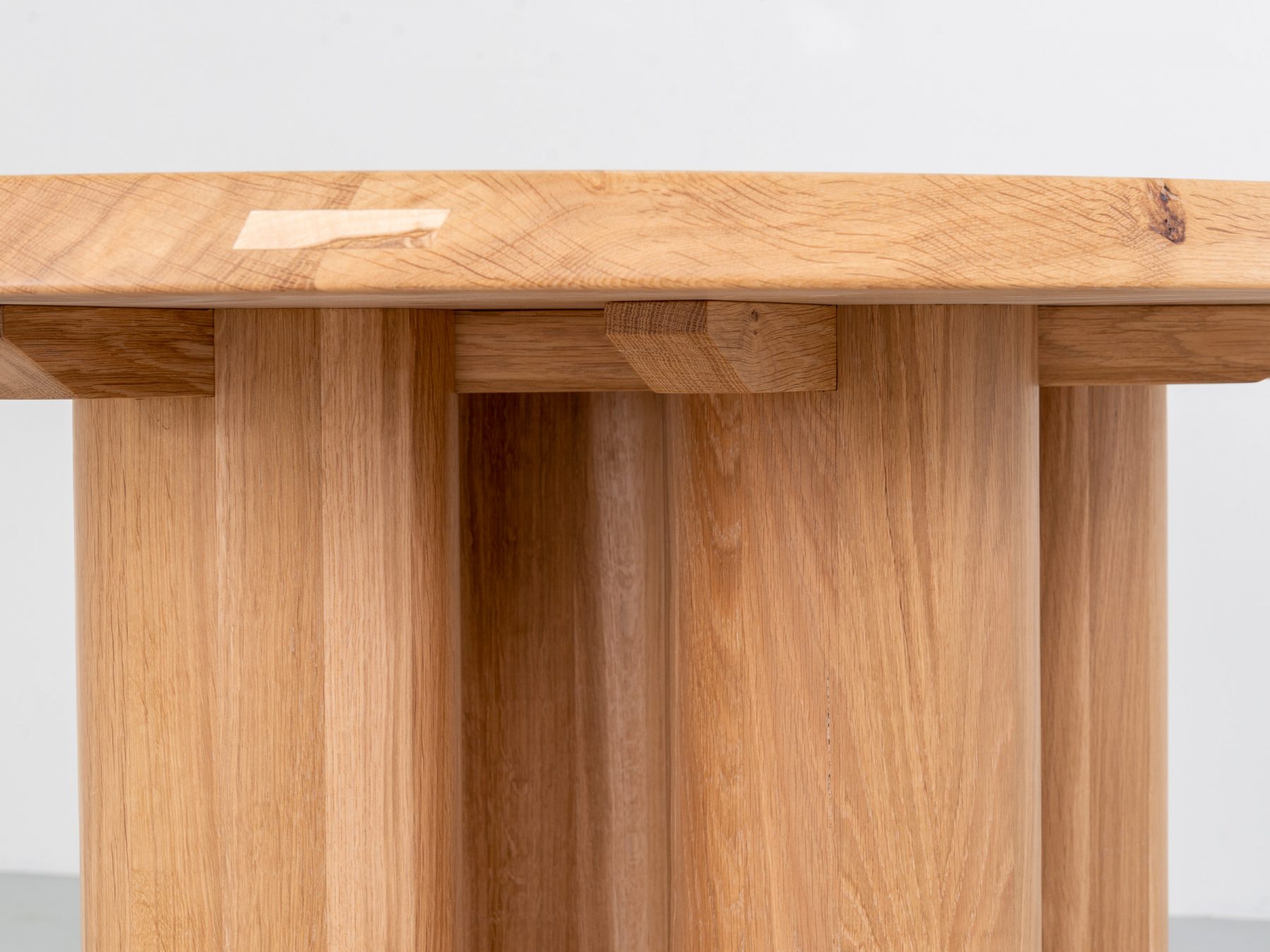 Jan Hendzel Studio oval staved table WEB-9