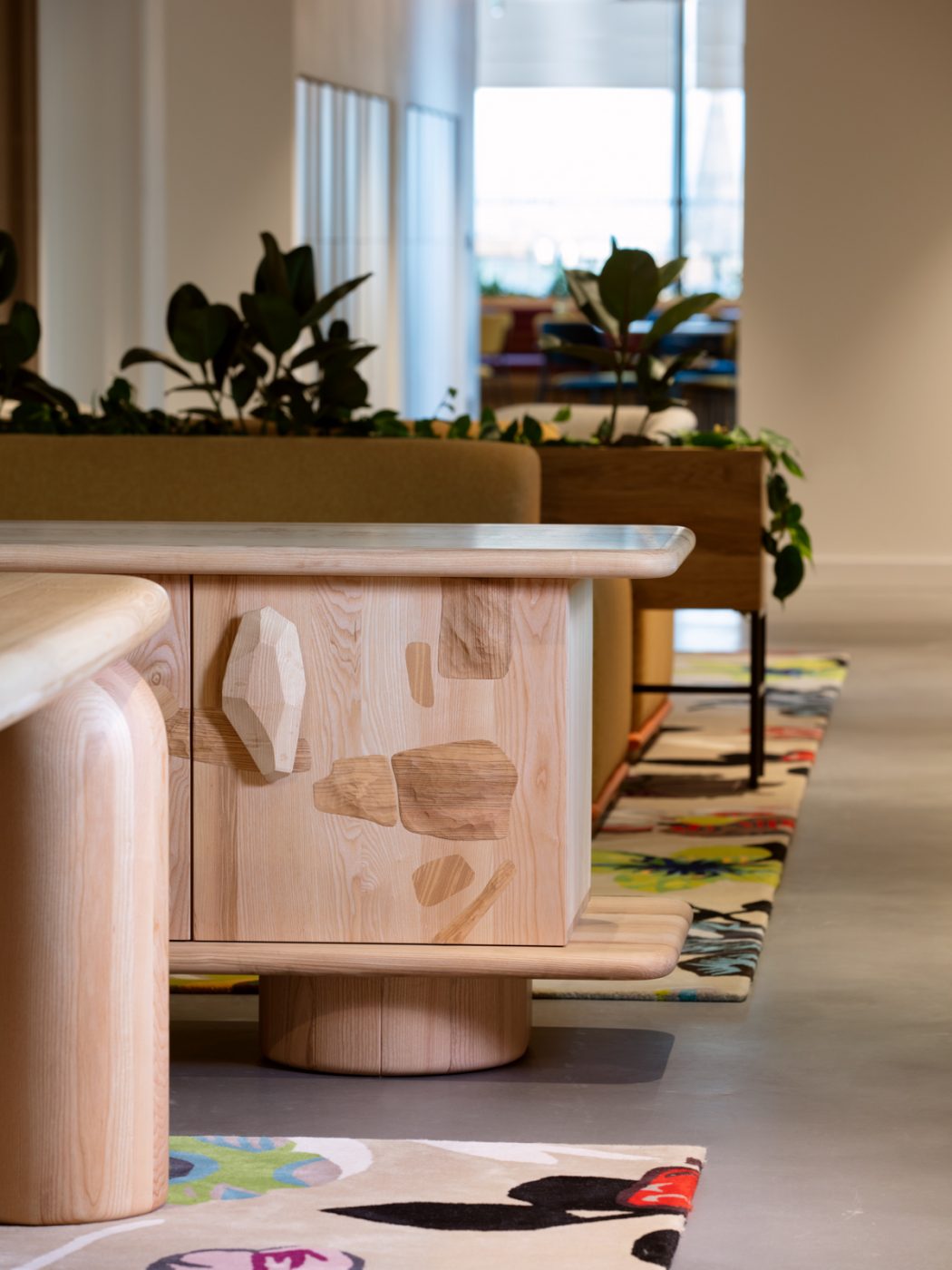 jan hendzel's bespoke wooden cabinet textured sideboard bespoke furniture design for etsy office