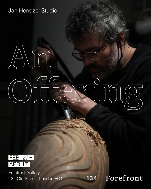 Jan Hendzel, An Offering Exhibition Poster